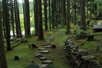 Ah, the rustic pathway to the teahouse! Essential Japan...