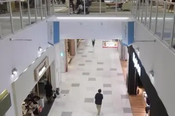 The first and second floors in a quiet moment