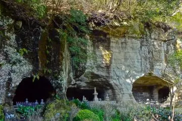 Old graves in the caves
