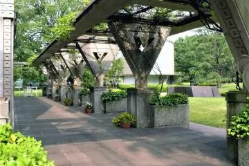 Lovely features of the museum (Photo: <a href="https://commons.wikimedia.org/wiki/File:Setagaya_museum(pergola).jpg" target="_blank" rel="noreferrer noopener nofollow">Avenafatua / CC BY-SA 2.5</a>)
