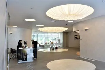 Interior lobby of the museum