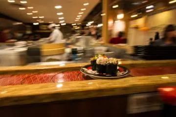 Sushi train dish
