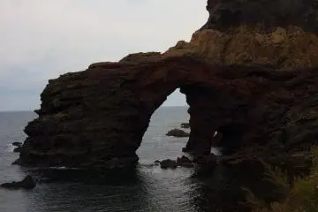 Tsutenkyo Cliff on the Kuniga Coast Trail
