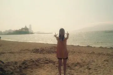 해변 앞에서도 사진 한장 ^v^