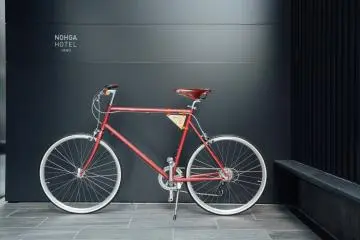 Rental bicycles available via Tokyobike