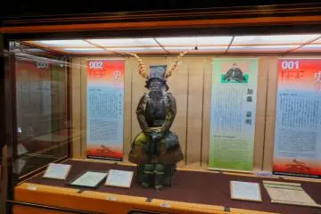 One of many displays inside the Castle