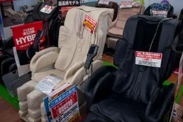 Jump butt first into the deluxe massage chairs (note: ask for permission first).