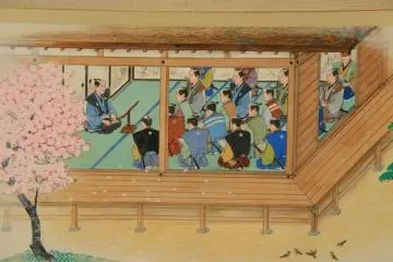 Heishu teaching the samurai class.