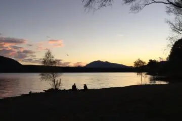 Sunset at Lake Sai