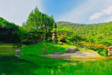 Tsurukame-matsu Crane and Turtle pine trees