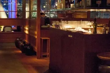 Eat at one of the classy restaurants on offer (this one was on the 5th floor)
