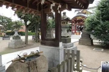 Temizuya for washing your hands before praying