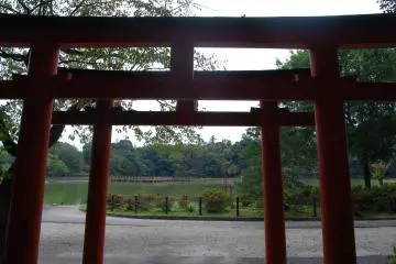 Fukuda Pond just outside the West Gate