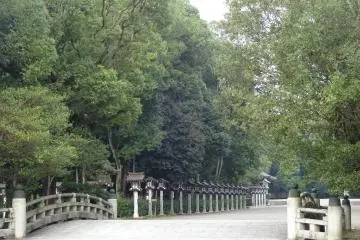 The Omote Sando approach of the shrine