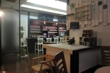 A view of the desserts counter inside Fika