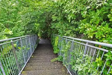 One of the many staircases.