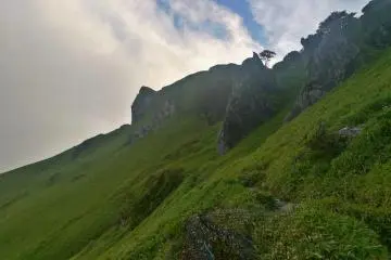 Rocks near the summit