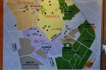 A helpful map to see where you are in relation to other popular areas and sites