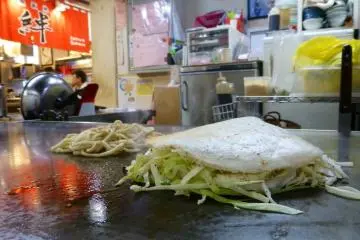 Perhatikan makanan dimasak tepat hadapan Anda