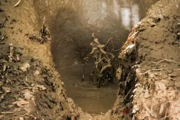Muddy bubble bursts