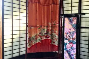 Seasonal displays of textile arts