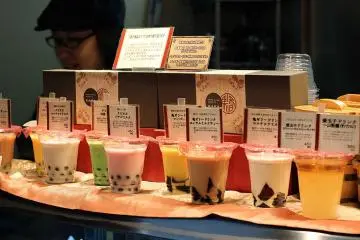 <p>Bubble tea can be purchased at Hong Kong Sweets.</p>