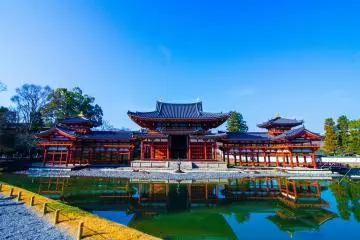 The Phoenix Hall of Byodoin in Uji