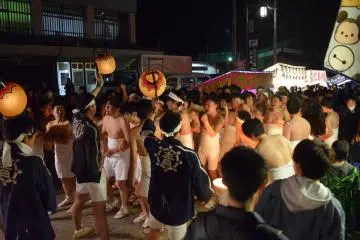 The streets are packed and the atmosphere is electric