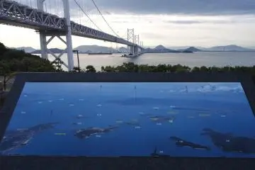 Honshu-Shikoku Bridge Map ©Larisa Amaya-Baron