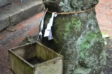 <p>Moss covered komainu guard of the Bishamondo&nbsp;(Bishamon&nbsp;Hall).</p>