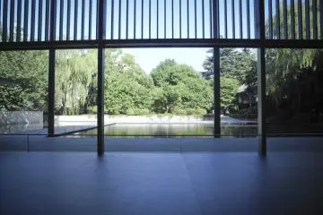 From the Inside of the Horyuji Gallery