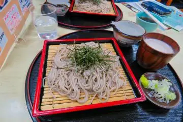Local Soba with Walnut dipping sauce