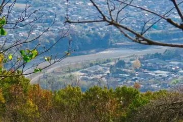 View of Arakawa River from Mt Hodo