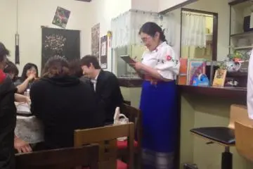 Staff can speak English fluently, and there's even an English menu