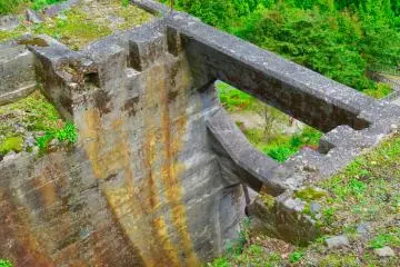 Ruins of ore storage facility