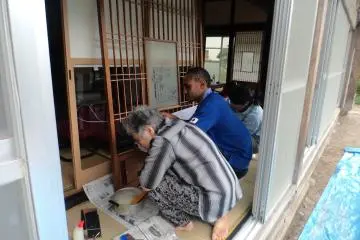 La fabrication de portes/fenêtres en papier shoji 