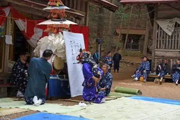 Kuzunoha au sanctuaire d'Ogawa Wakamiya