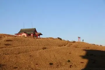 Hakone Mototsumiya Shrine located at the top of Mount Komagatake