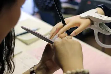 Beginner nailists must master correct filing techniques.
