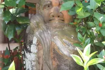 By the entrance