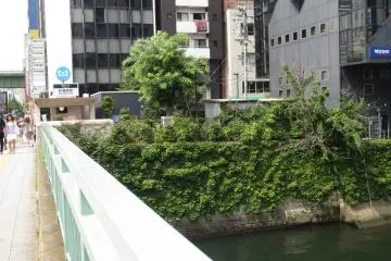 One of the exits leading to Kanda River
