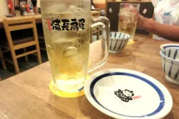 Plum wine to go with our meal