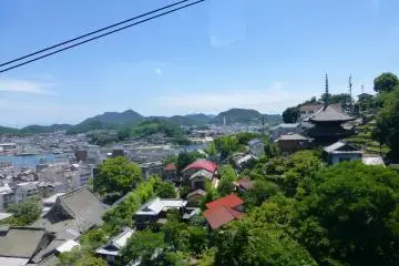 La montée vers Senkō-ji dans le funiculaire