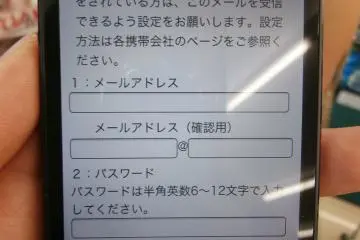 <p>This is the registration form. Put your 1: email address twice 2: password twice (6-12 letters or numbers), and 3: select your gender (男性 = male, 女性 = female).</p>