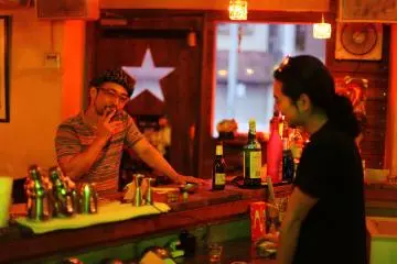An intimate setting where you are bound to meet a friend or two