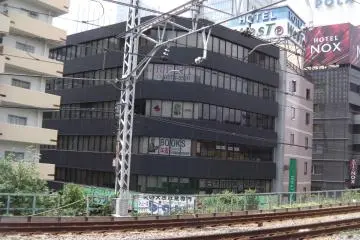 View from the Yamanote Line platform of Gotanda Station