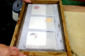 와시 종이 말리는 중
