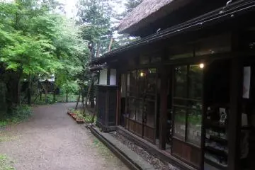 Extérieur de la maison de samouraï à Kakunodate, préfecture d'Akita