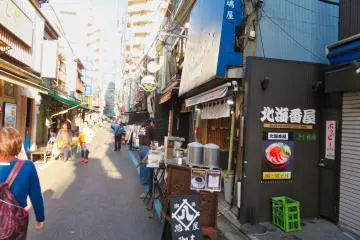Tsukiji Fish Market side street