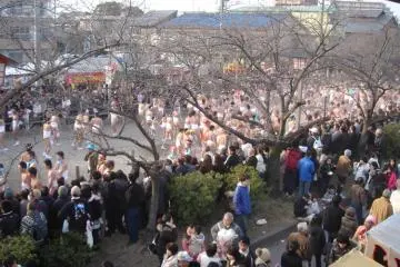 Hundreds of naked men, and thousands egging them on!
